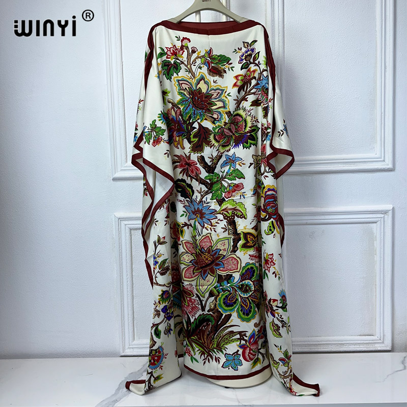 Boho Summer Beach Maxi Dress - WINYI Vêtements Africains de Haute Qualité,