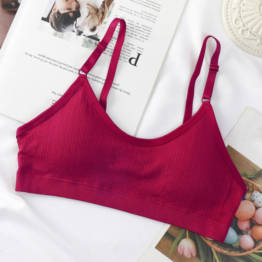 Seamless Ribbed Workout Tank Top - Soutien-gorge de sport confortable sans armatures,