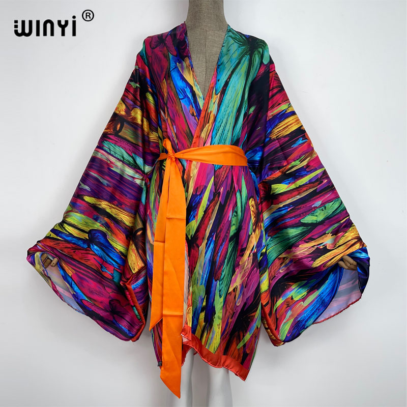 Boho Summer Beach Maxi Dress - WINYI-Longue tunique de plage pour femmes,