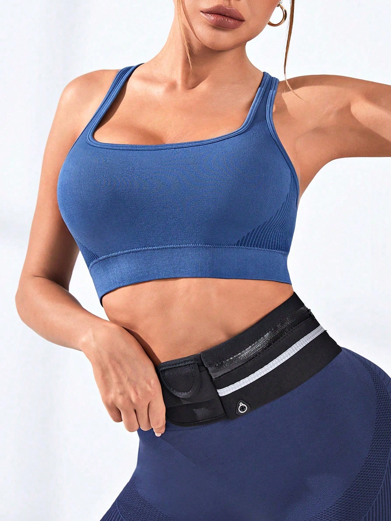 Brassière de sport dos nageur  - Seamless Ribbed Workout Tank Top avis et prix