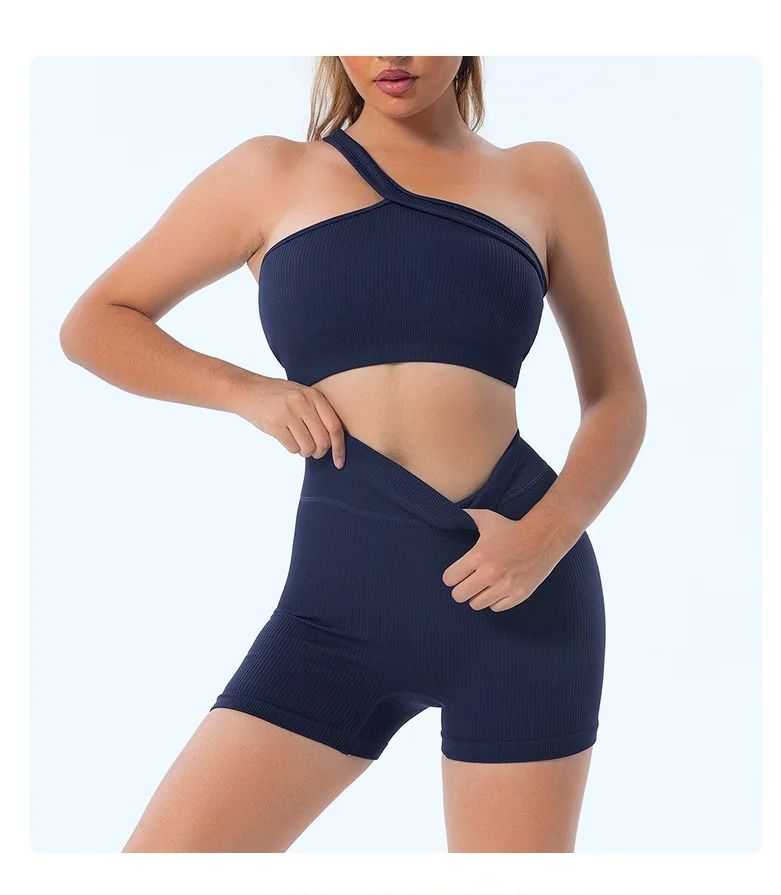 Soutien-gorge de sport côtelé  - Seamless Ribbed Workout Tank Top avis et prix