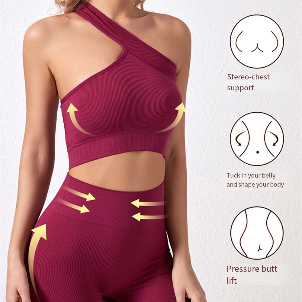 Ensemble de sport 2 pièces con - Seamless Ribbed Workout Tank Top avis et prix