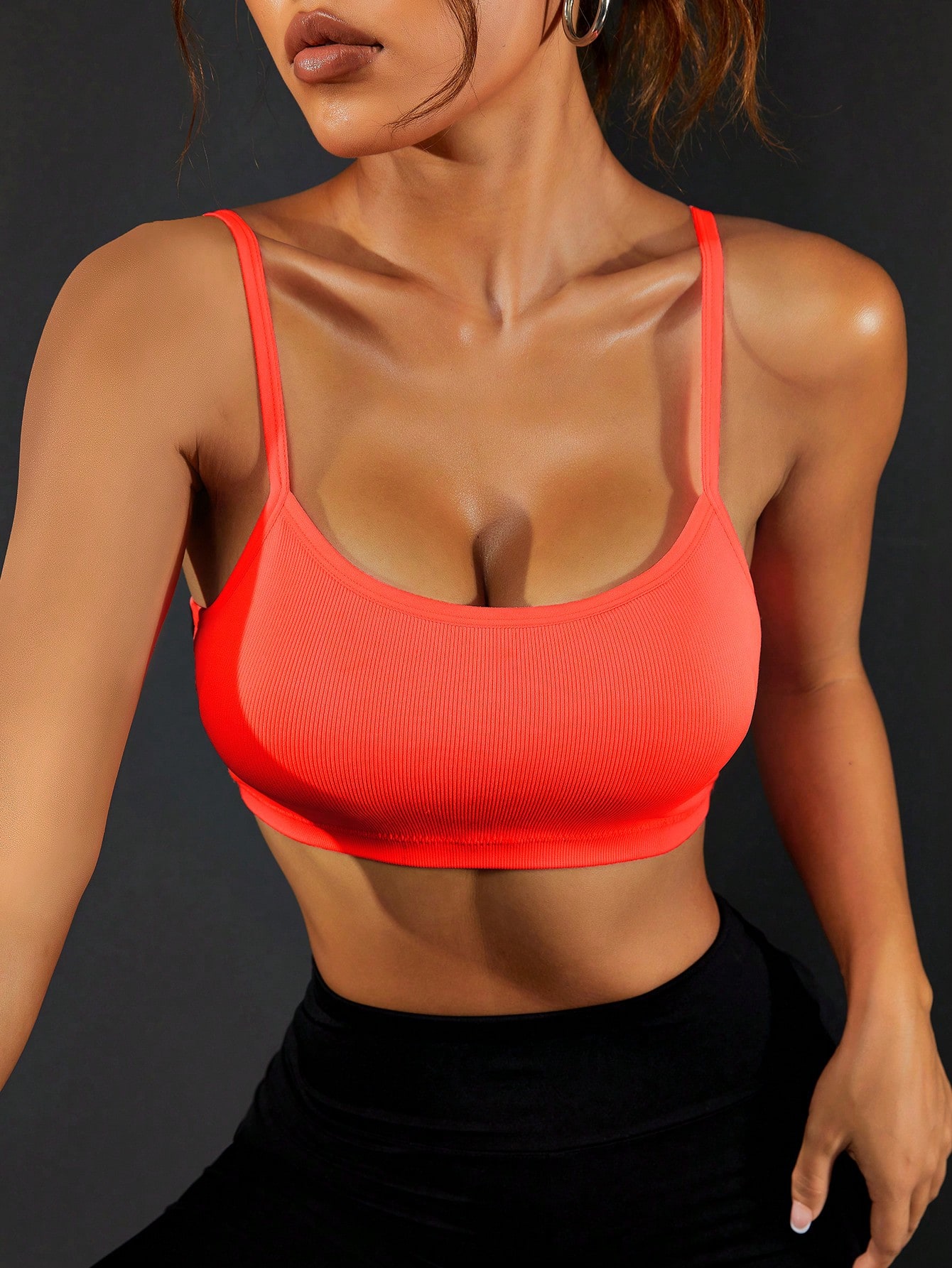 Soutien-gorge de sport côtelé  - Seamless Ribbed Workout Tank Top avis et prix