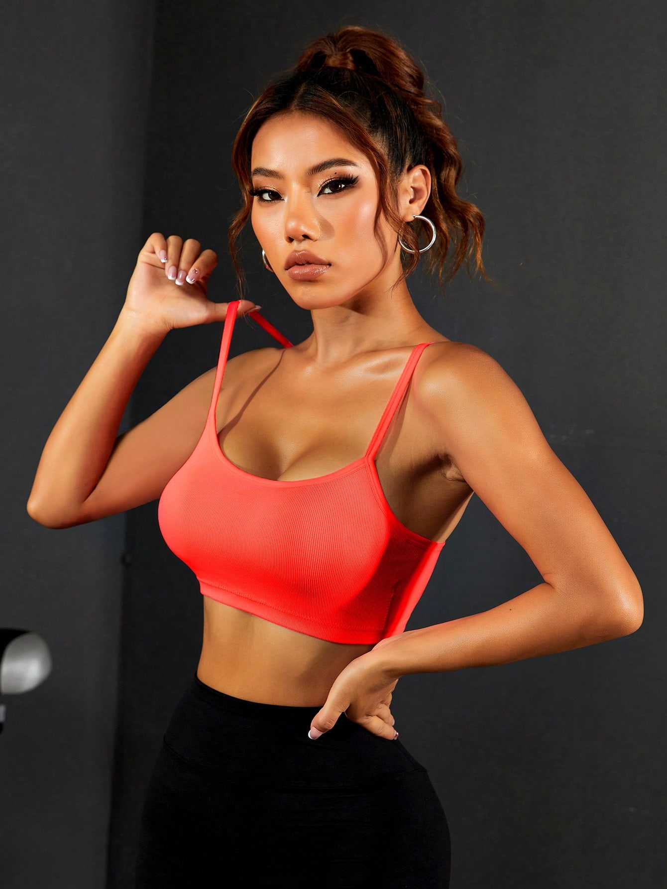 Soutien-gorge de sport côtelé  - Seamless Ribbed Workout Tank Top avis et prix