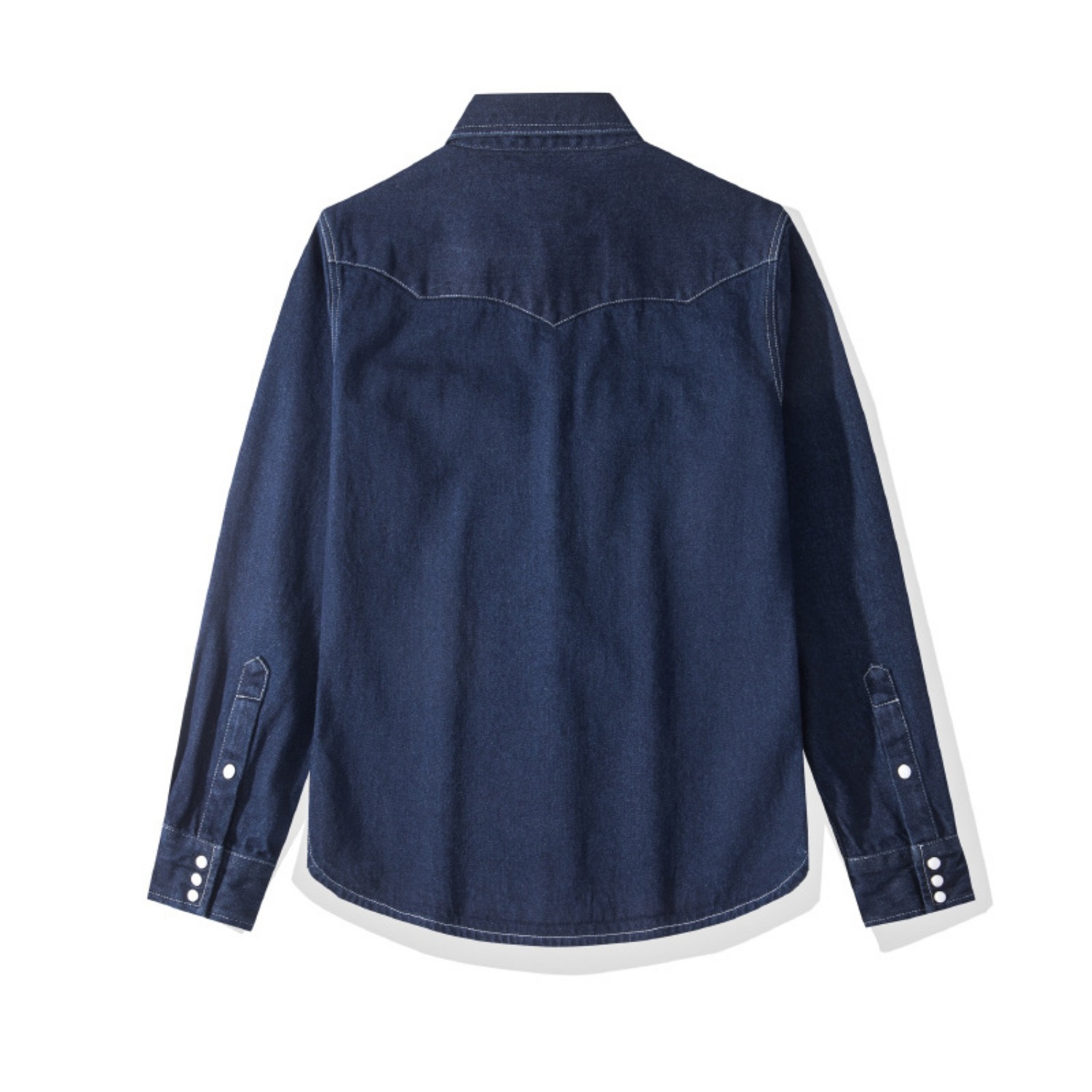 Chemise en jean épaisse à manc - Jeans avis et prix