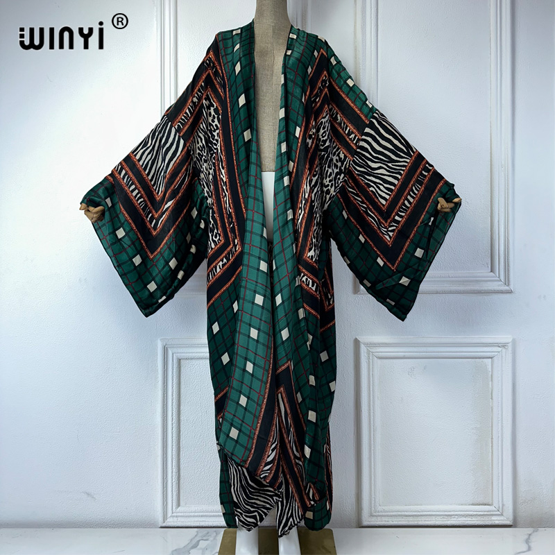 WINYI kimono sexy été 2025 fem - Boho Summer Beach Maxi Dress avis et prix