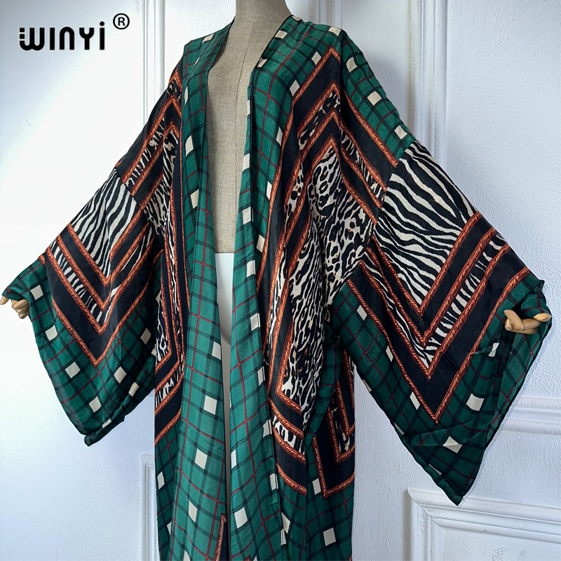 WINYI kimono sexy été 2025 fem - Boho Summer Beach Maxi Dress avis et prix