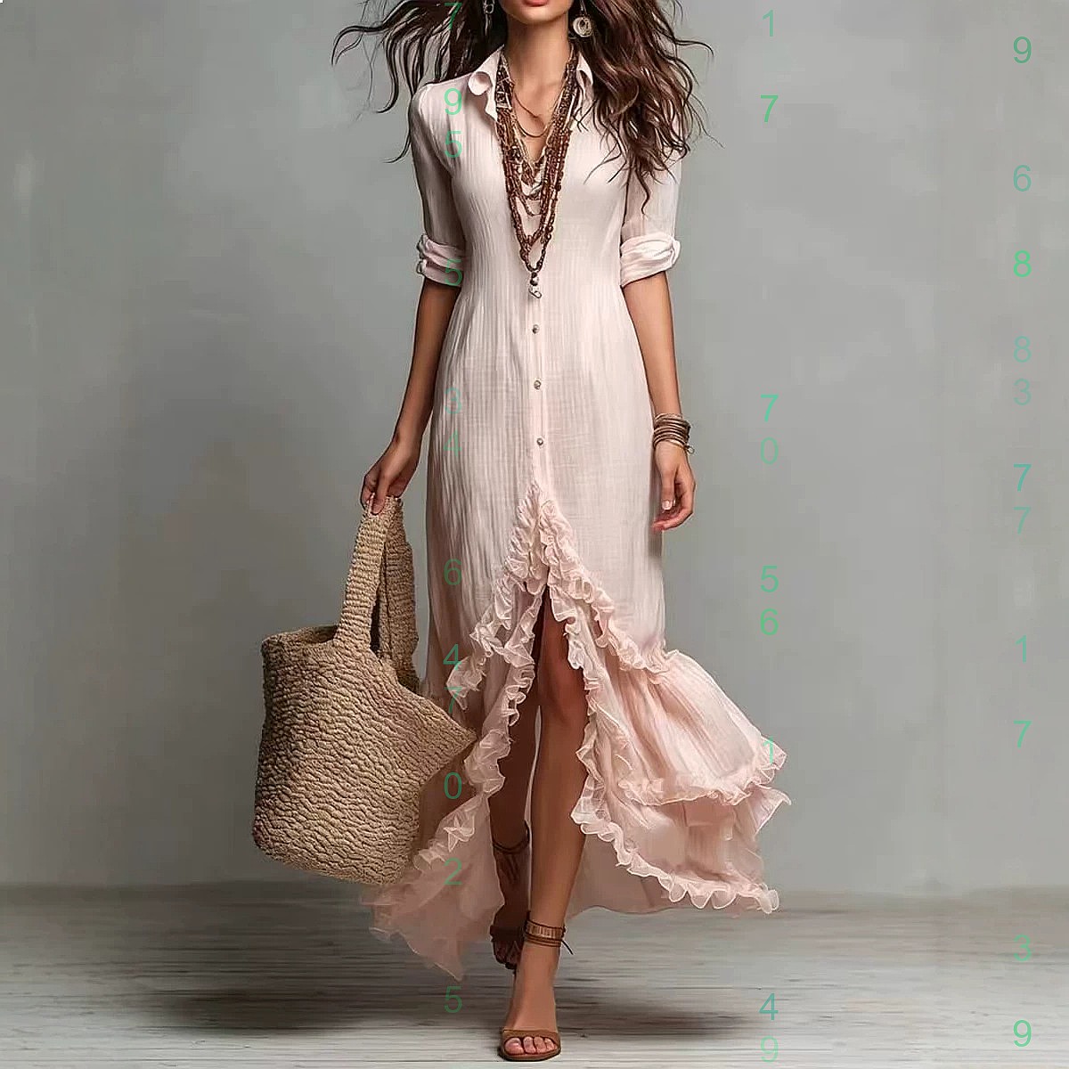 Robe chemise en coton et lin à - Casual Loose Linen Shirt Dress avis et prix