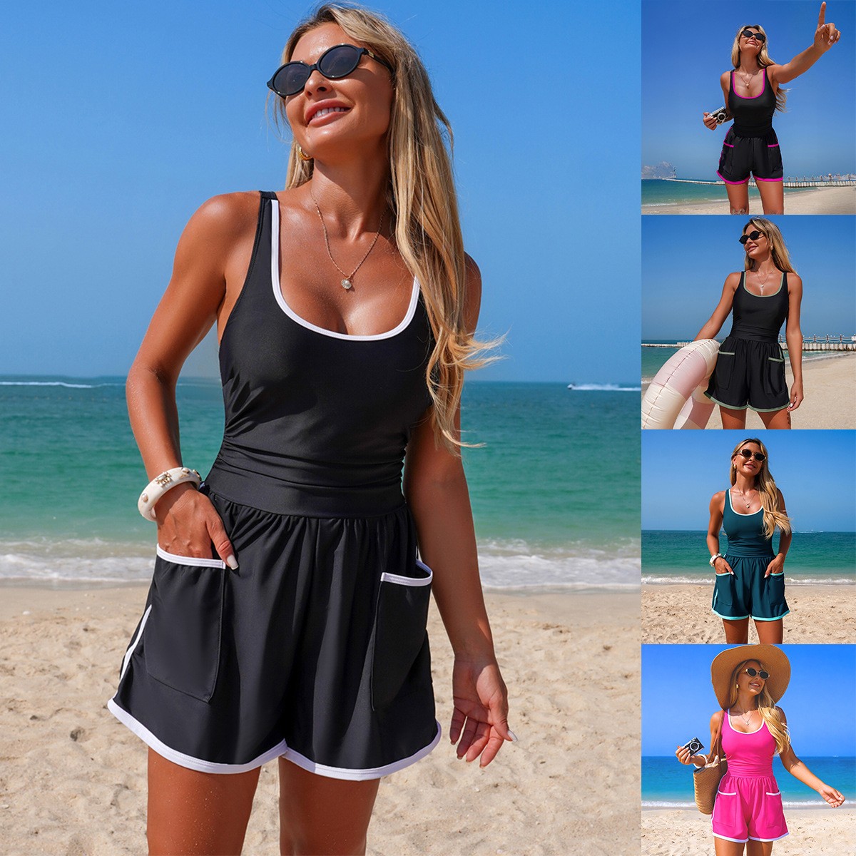 Maillot de bain une pièce noir - Tops avis et prix