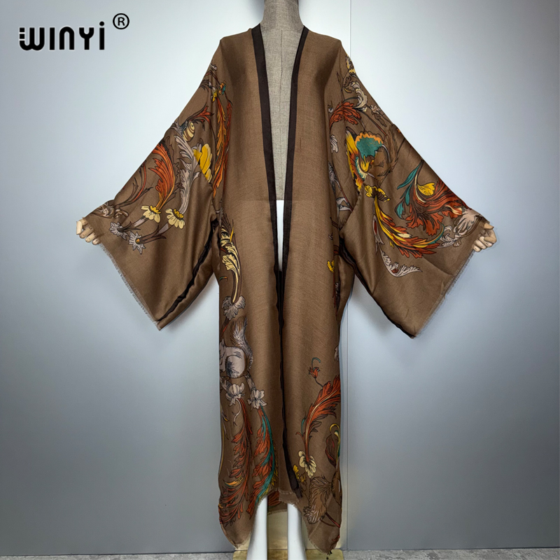WINYI Africa Robe longue kimon - Boho Summer Beach Maxi Dress avis et prix