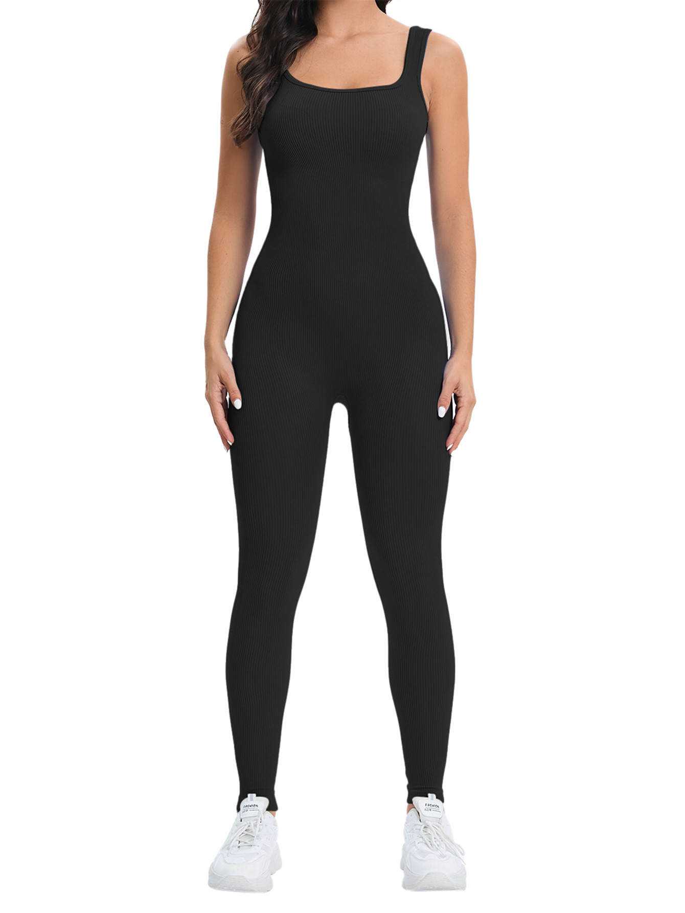 Combinaison d'entraînement san - Seamless Ribbed Workout Tank Top avis et prix