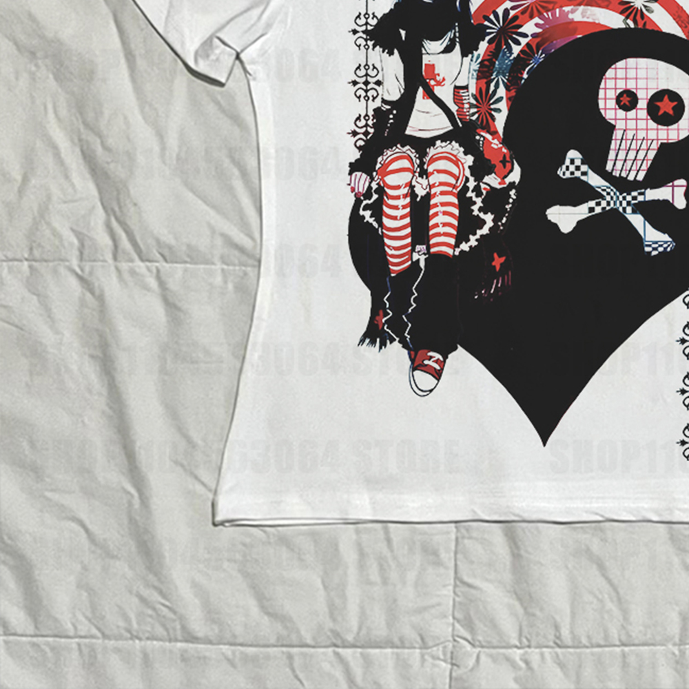 T-shirt court esthétique à imp - Y2K Graphic Baby Tee Crop avis et prix