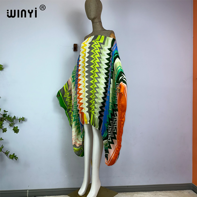 WINYI Robes Maxi Sexy à Col Un - Boho Summer Beach Maxi Dress avis et prix