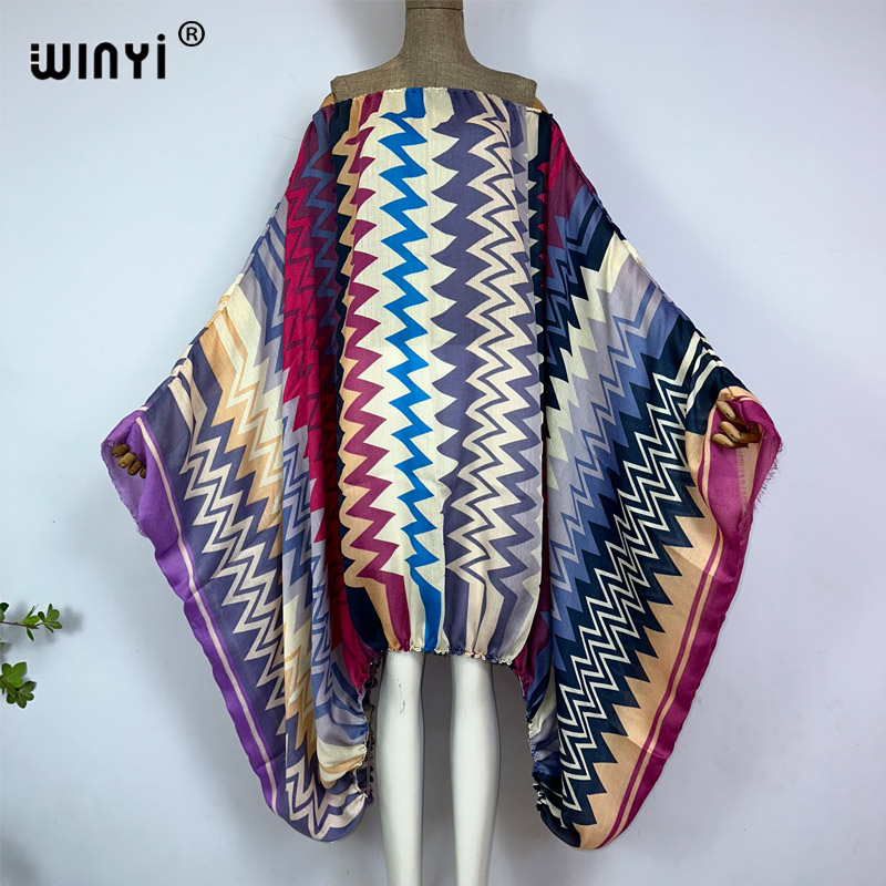 WINYI Robes Maxi Sexy à Col Un - Boho Summer Beach Maxi Dress avis et prix