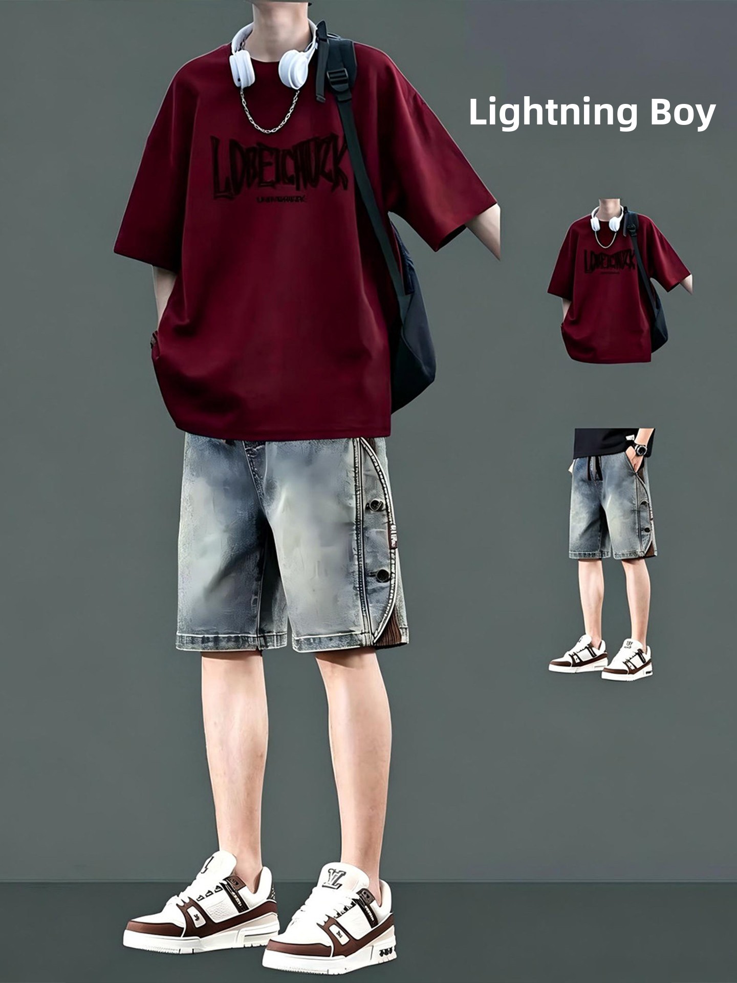 Ensemble T-shirt à manches cou - Jeans avis et prix