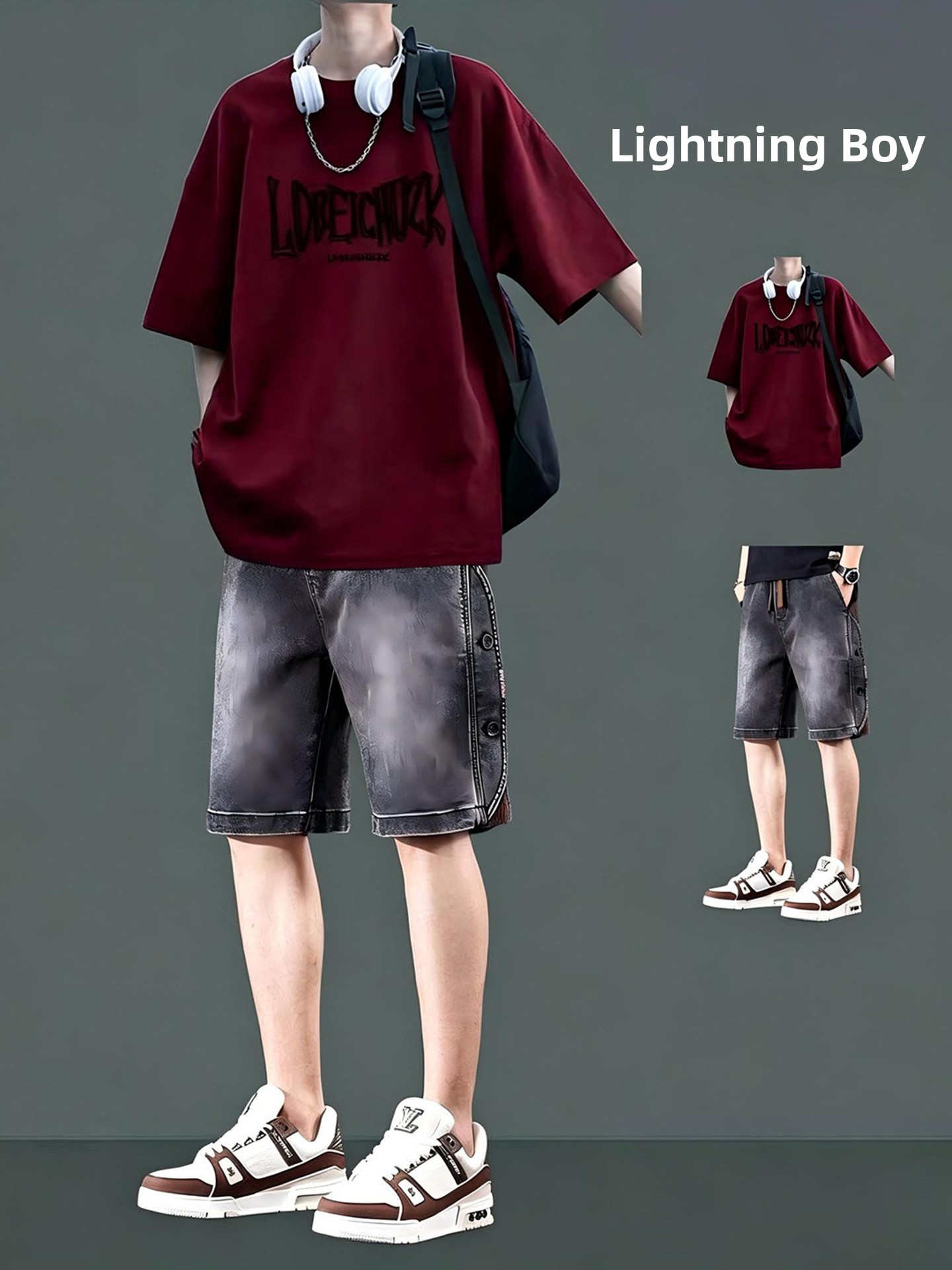 Ensemble T-shirt à manches cou - Jeans avis et prix
