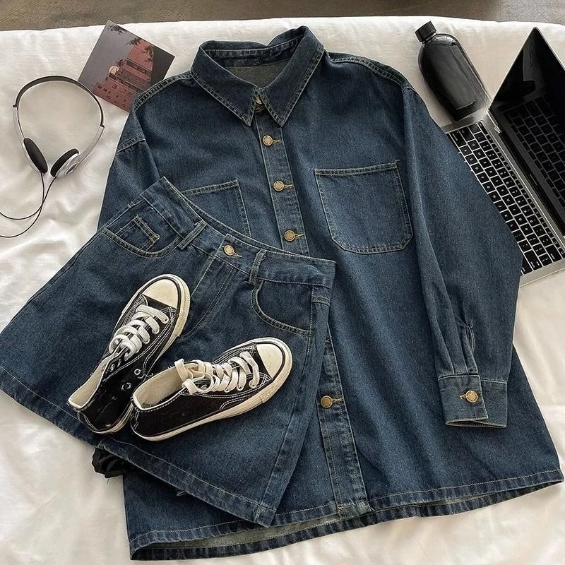 Ensemble jupe en jean Y2K : ve - Jeans avis et prix