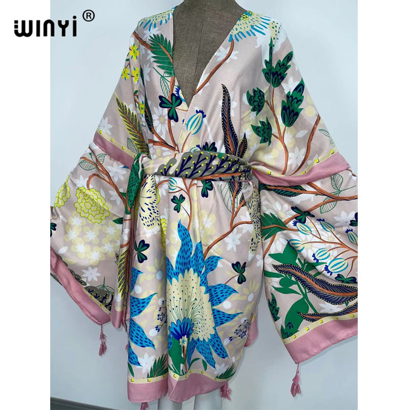 WINYI Robes d'automne pour fem - Boho Summer Beach Maxi Dress avis et prix