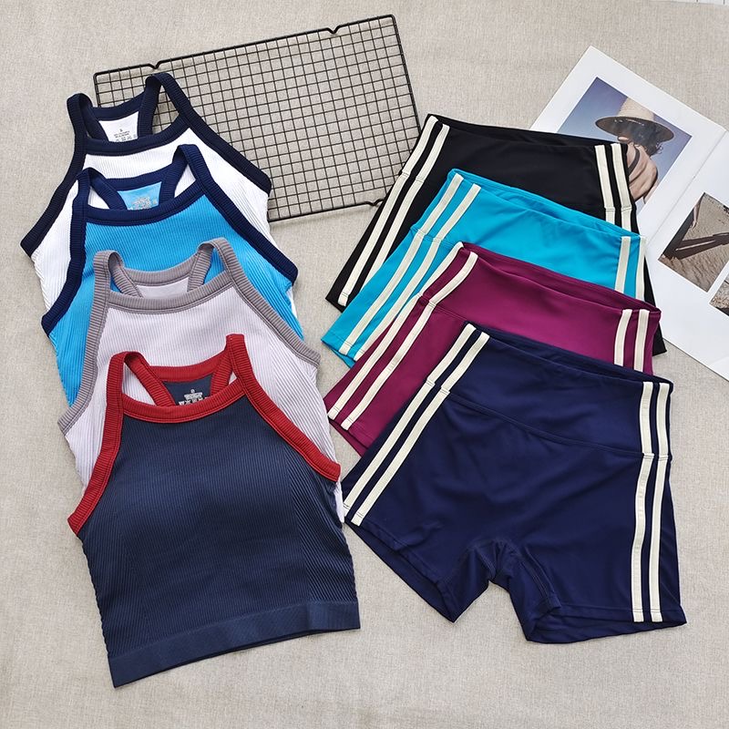 Ensembles de sport côtelés 2 p - Seamless Ribbed Workout Tank Top avis et prix