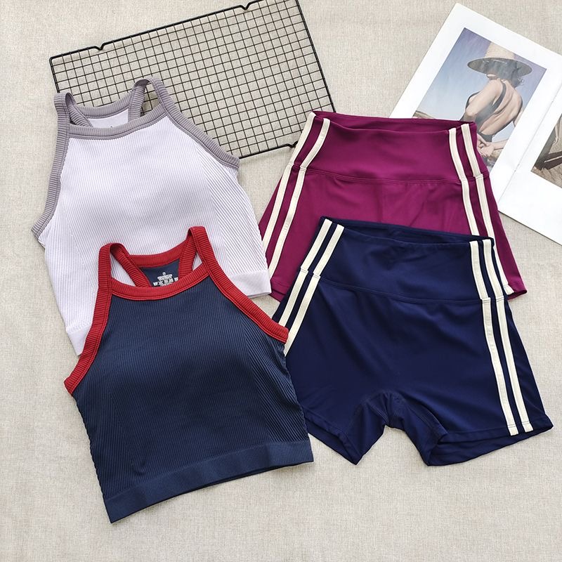 Ensembles de sport côtelés 2 p - Seamless Ribbed Workout Tank Top avis et prix