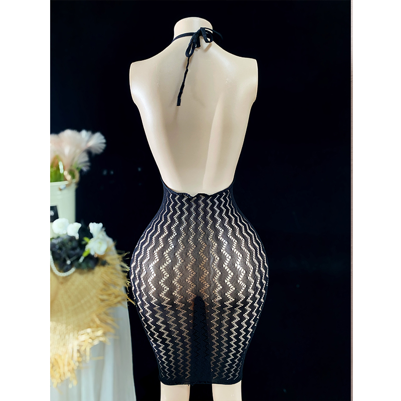Robe de plage en maille pour f - Sexy Mesh Sheer Bodycon Dress avis et prix