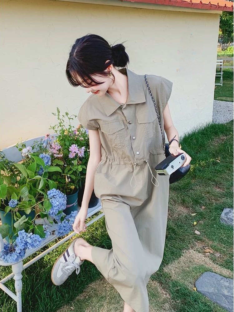 Robe chemise amincissante gran - Korean Style A Line Shirt Dress avis et prix