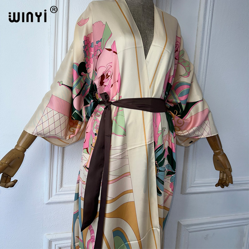 WINYI Robe de plage kimono imp - Boho Summer Beach Maxi Dress avis et prix