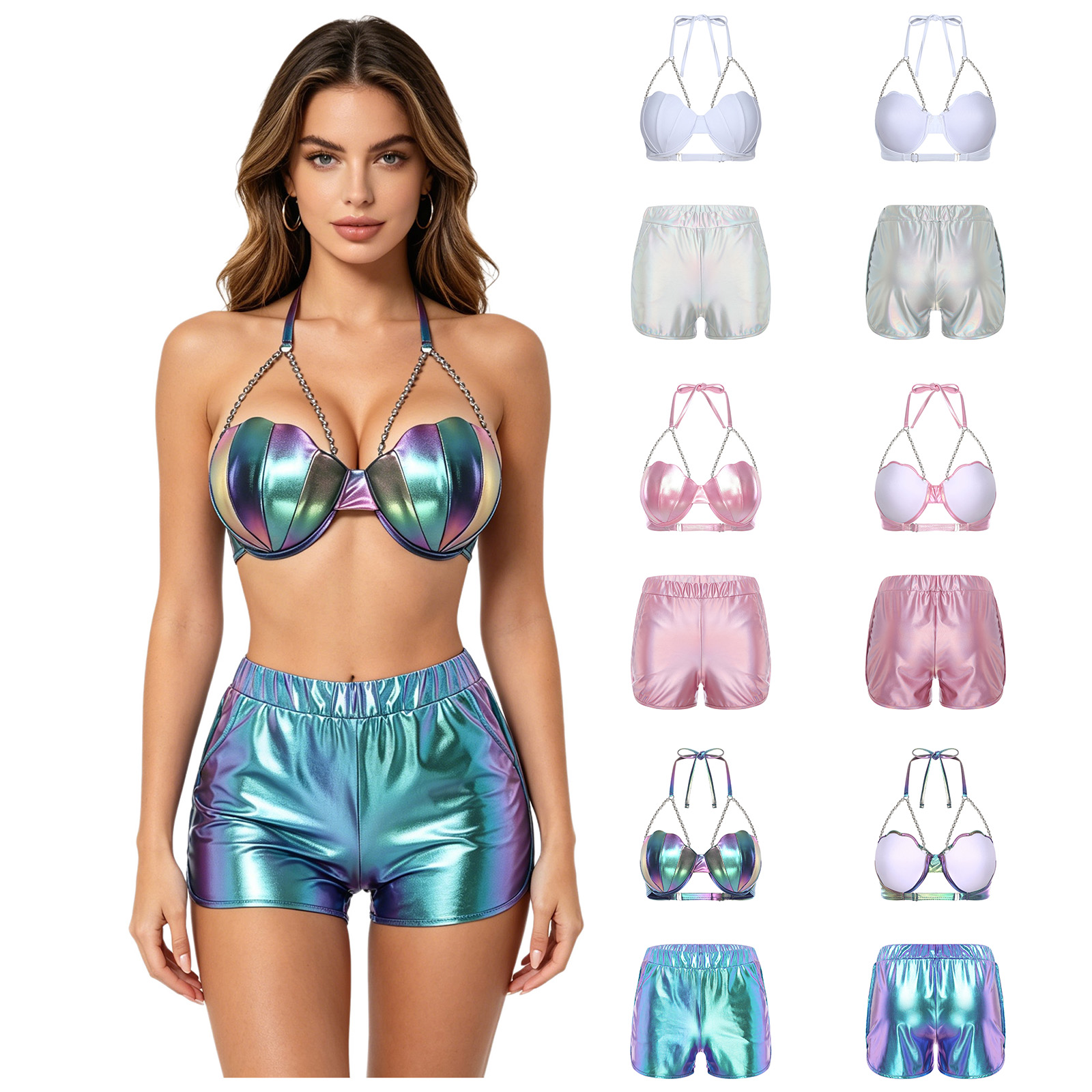 Ensemble tankini métallisé bri - Tops avis et prix