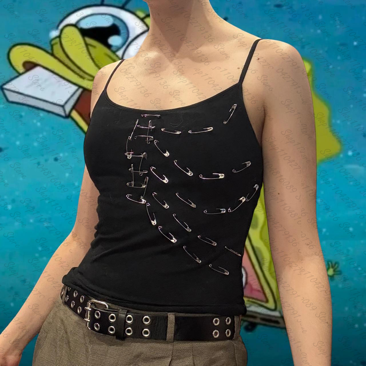 Haut Camisole Vintage Punk Got - Y2K Graphic Baby Tee Crop avis et prix