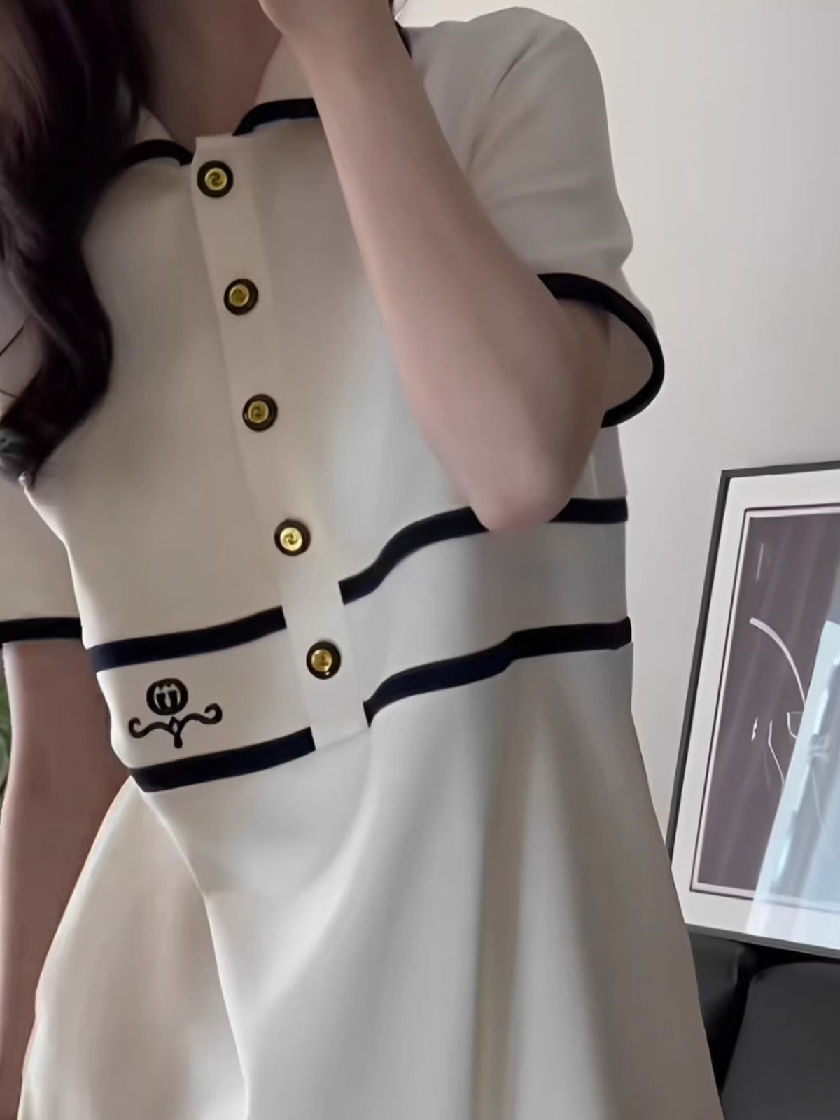 Robe chemise grande taille pou - Korean Style A Line Shirt Dress avis et prix