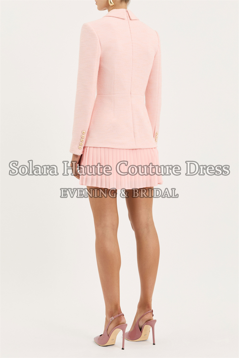 Ensemble deux pièces Solara en - Tweed Two Piece Blazer Dress avis et prix