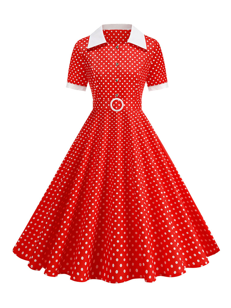 Robe d'été vintage pour femme  - French Vintage Floral Midi Dress avis et prix