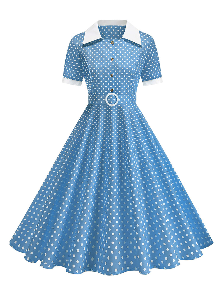 Robe d'été vintage pour femme  - French Vintage Floral Midi Dress avis et prix