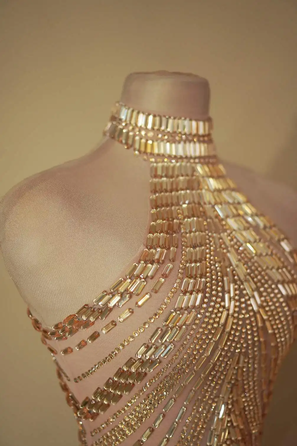 Robe scintillante pour femme,  - Sparkly Rhinestone Club Party Dress avis et prix