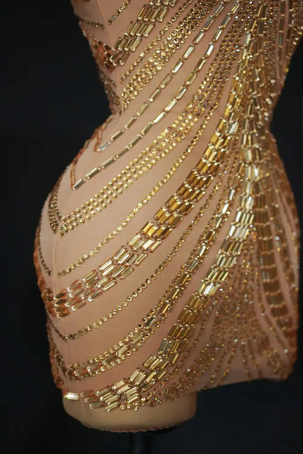 Robe scintillante pour femme,  - Sparkly Rhinestone Club Party Dress avis et prix