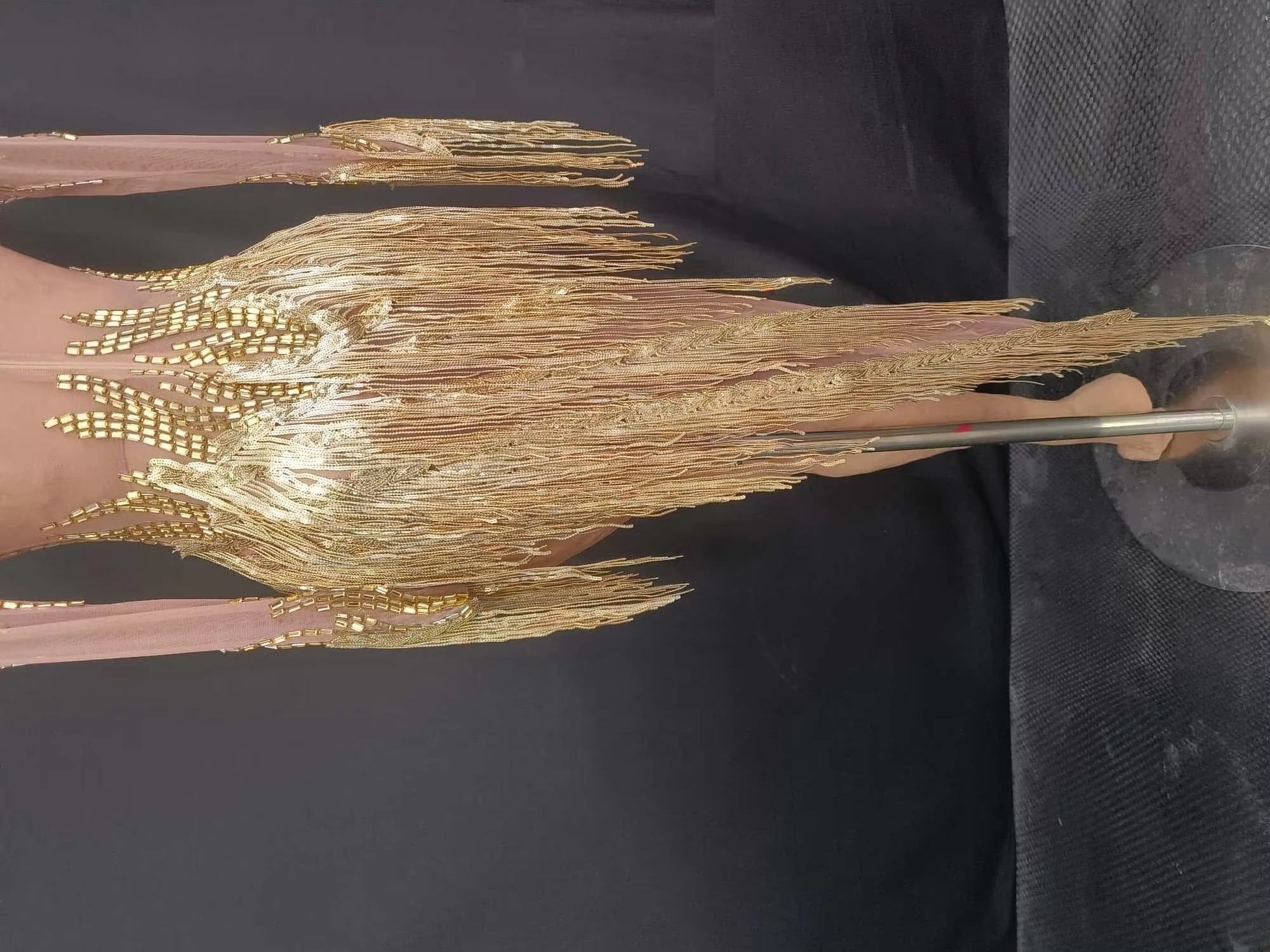 Robes courtes à franges en str - Sparkly Rhinestone Club Party Dress avis et prix