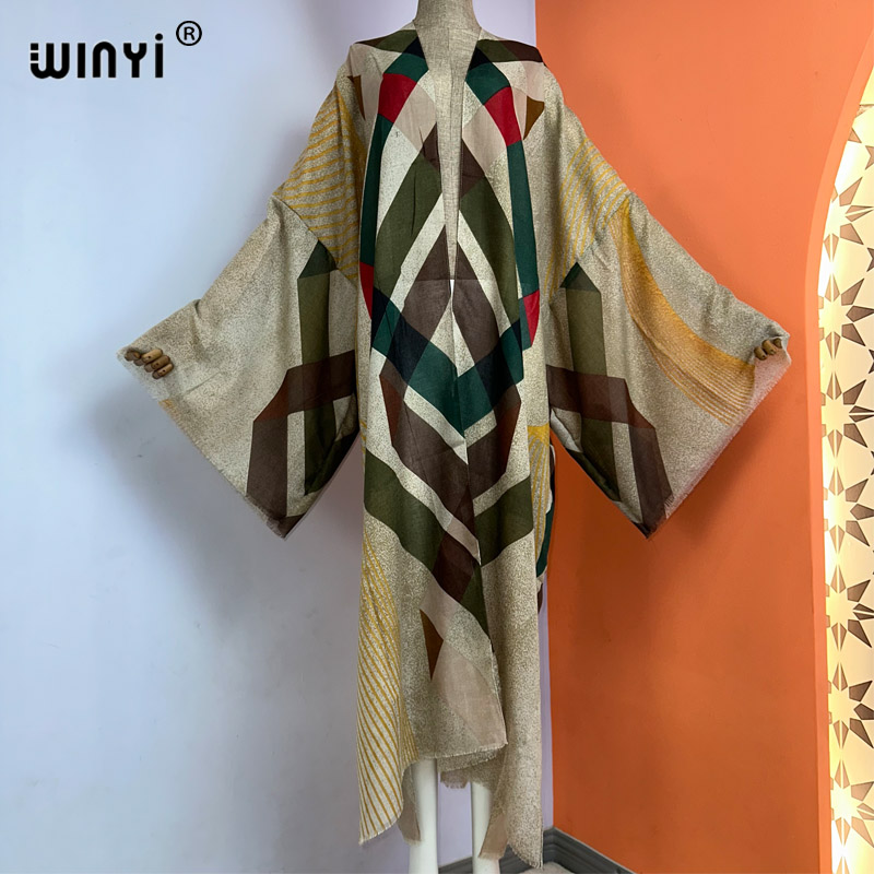 WINYI-Maillot de bain kimono i - Boho Summer Beach Maxi Dress avis et prix