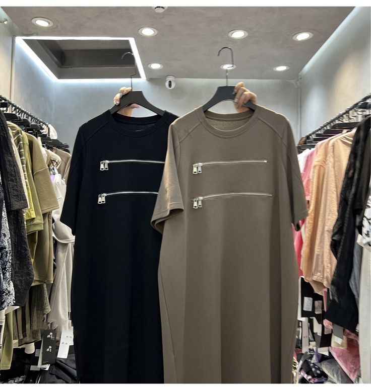 Robe T-shirt ample à manches c - Korean Style A Line Shirt Dress avis et prix