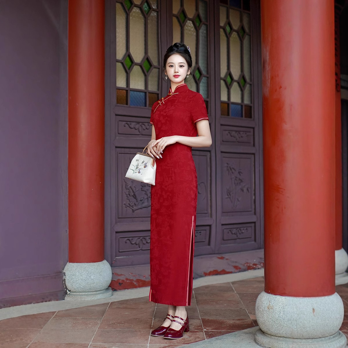 Nouvelle Robe Longue Cheongsam - Dresses avis et prix