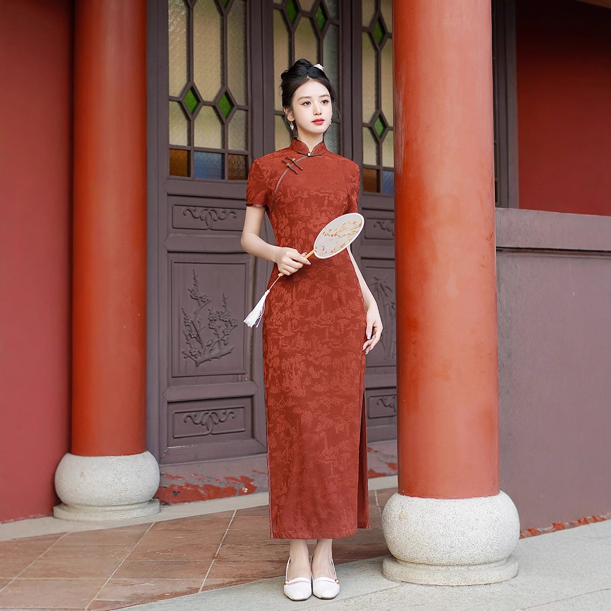 Nouvelle Robe Longue Cheongsam - Dresses avis et prix